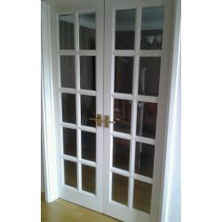 Mahogany French Doors