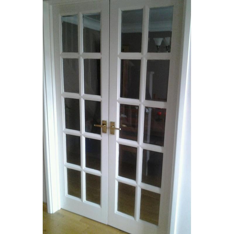 Mahogany French Doors