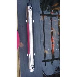 STAINLESS STEEL UV STERILISER FILTER 25W 240V POND OR AQUARIUM