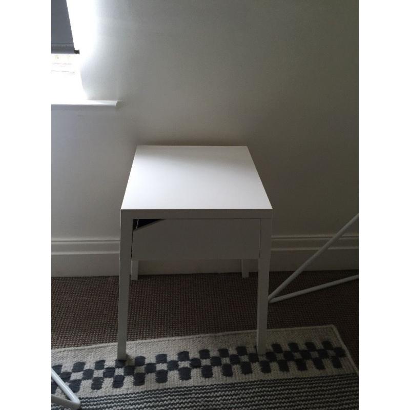 IKEA white bedside table