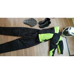 Full set of motorbike clothing, to be sold as set or individually