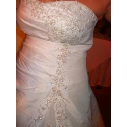 Wedding dress/tiara/veil