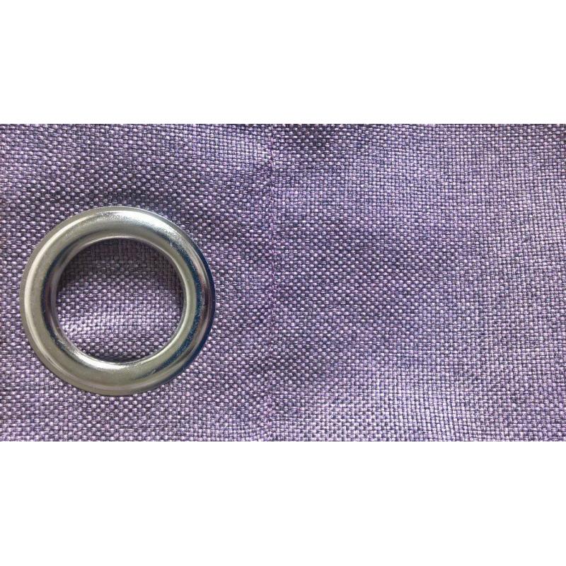 Coloroll Purple Lined Eyelet Curtains 90"x92"