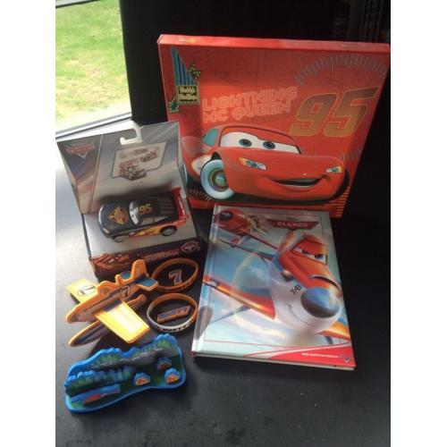 NEW DISNEY Cars / planes bundle book toys canvas