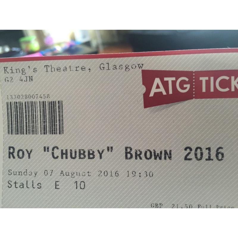 Roy Chubby Brown 2016
