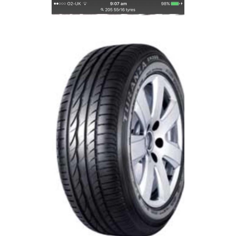 205/55/16 Branded Tyres Wanted Worn Alloys Rims Wheels