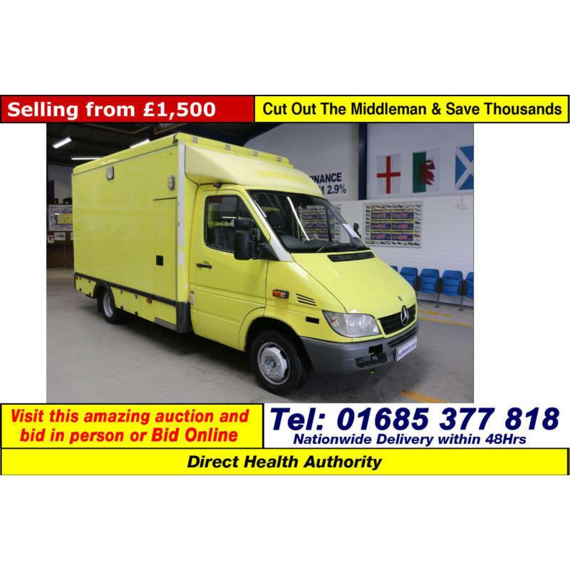 2005 - 05 - MERCEDES SPRINTER 416 2.7CDI UV MODULAR BODY AMBULANCE / CAMPER