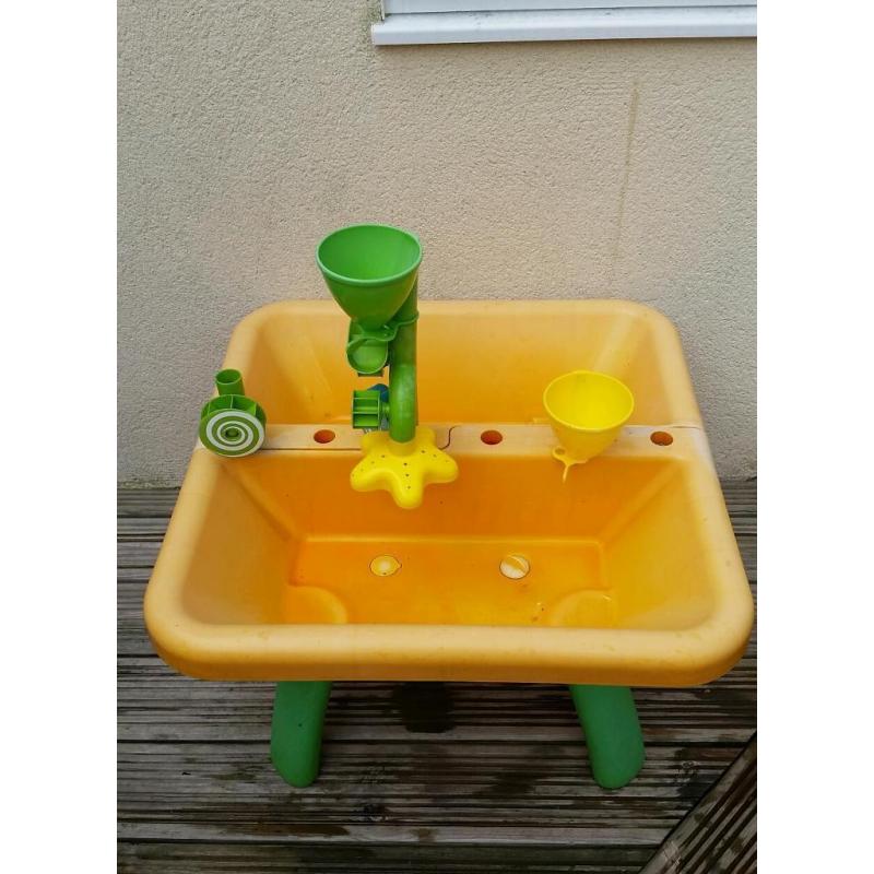 Sand and water table