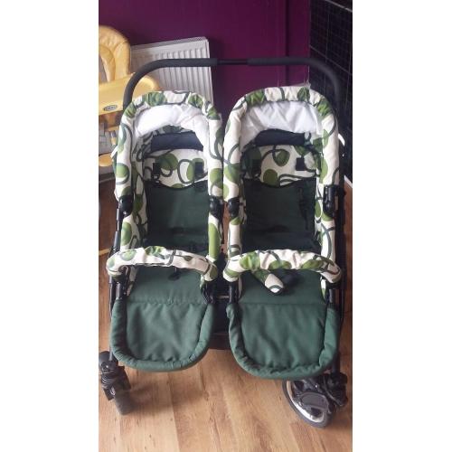 Double pram , stroller. Freestyle twins