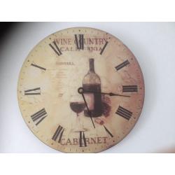 Wine clock and picture