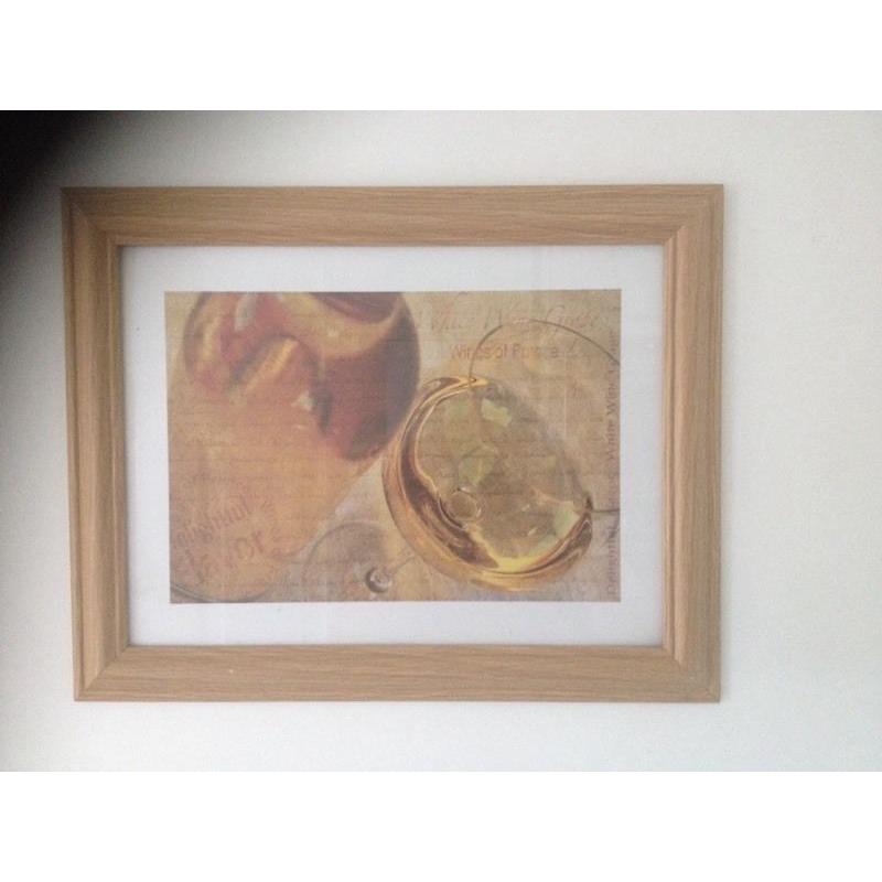 Wine clock and picture