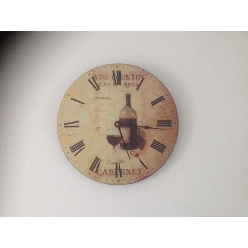 Wine clock and picture
