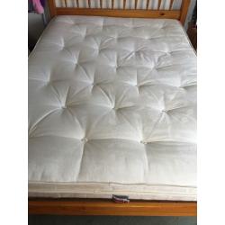 Air sprung Danbury ortho cushion top double mattress.