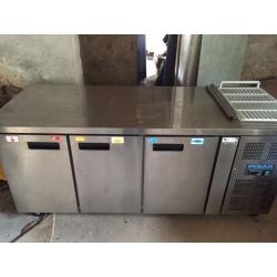 Polar Three Door Refrigerated Counter G597