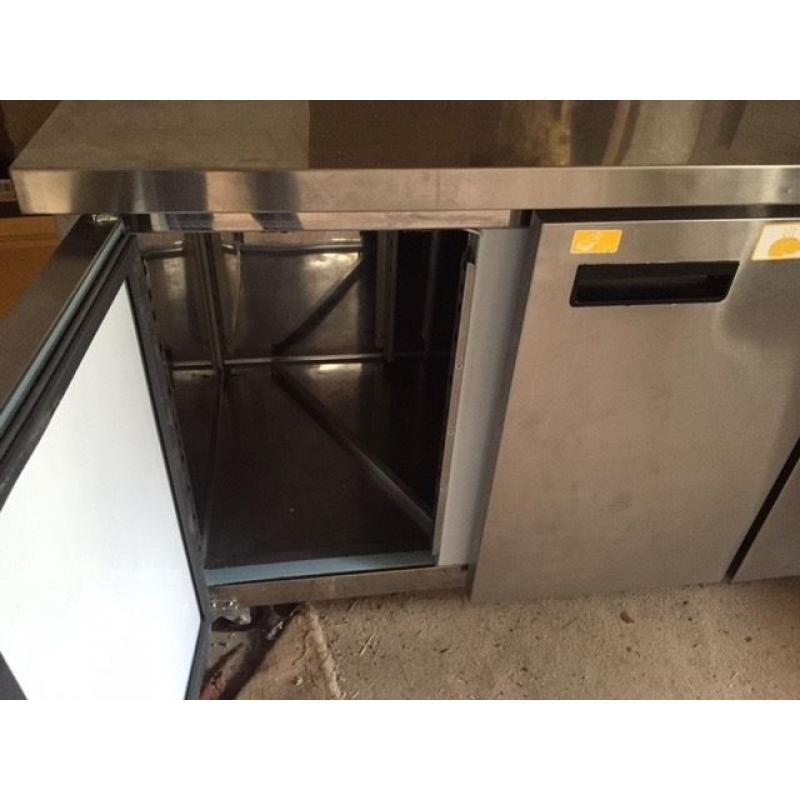 Polar Three Door Refrigerated Counter G597
