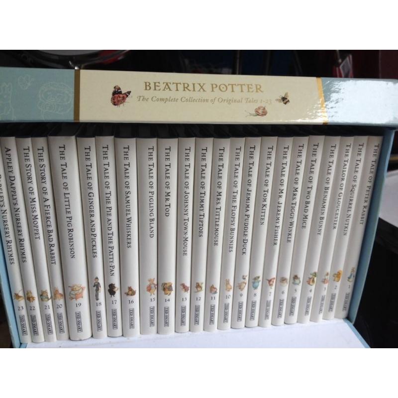 Collection of 23 Beatrix Potter books