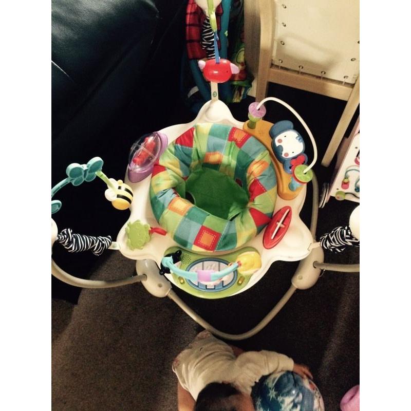 Jumperoo discover & grow space saver hardly used