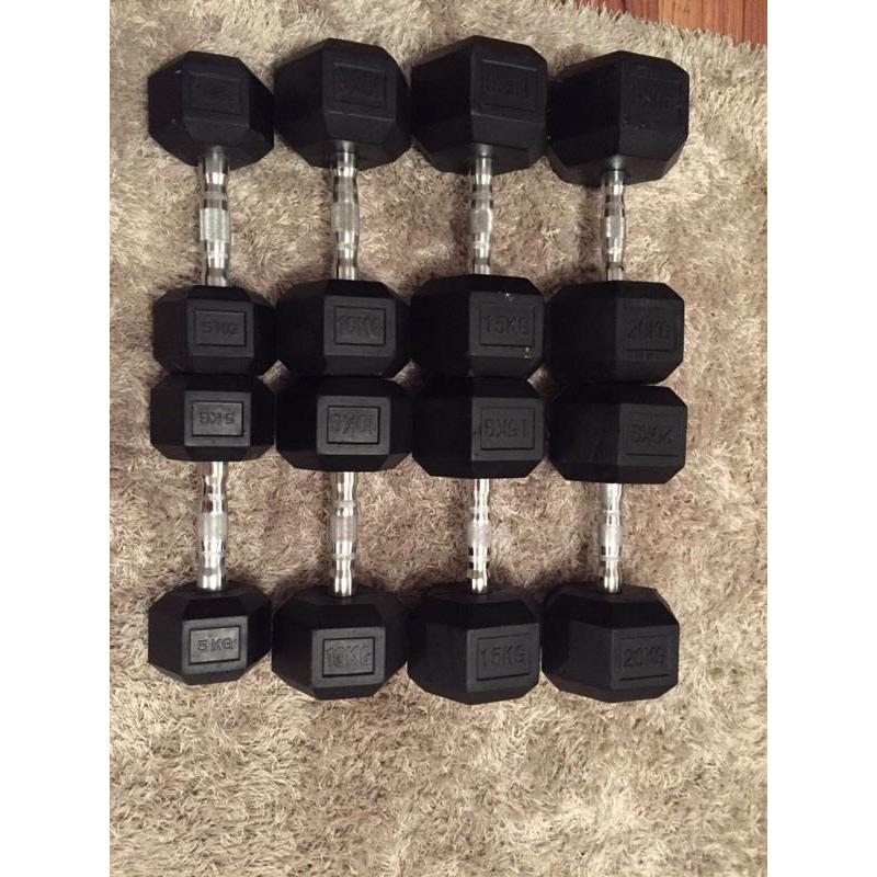 Professional Hex dumbells