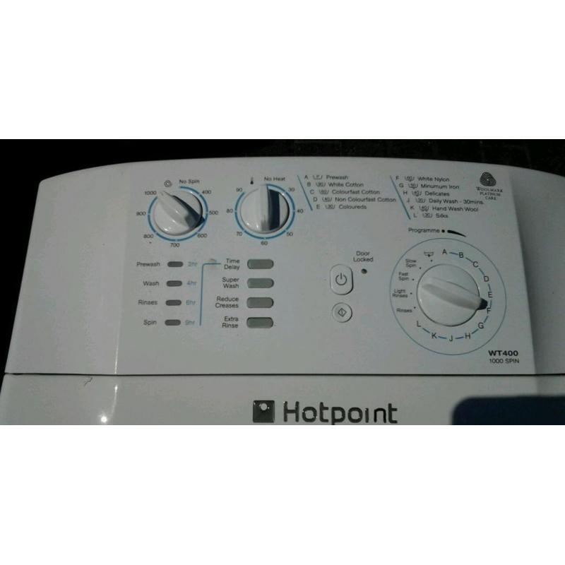Hotpoint washing machine top loader