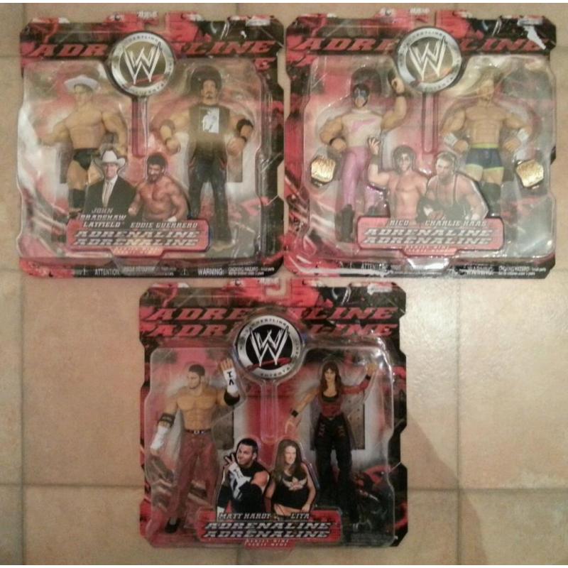 Jakks WWE Adrenaline 2Pack Wrestling Figures New Boxed MOC (Individually priced in listing)