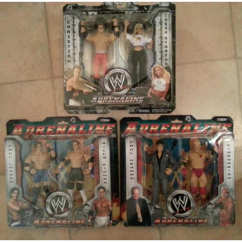 Jakks WWE Adrenaline 2Pack Wrestling Figures New Boxed MOC (Individually priced in listing)