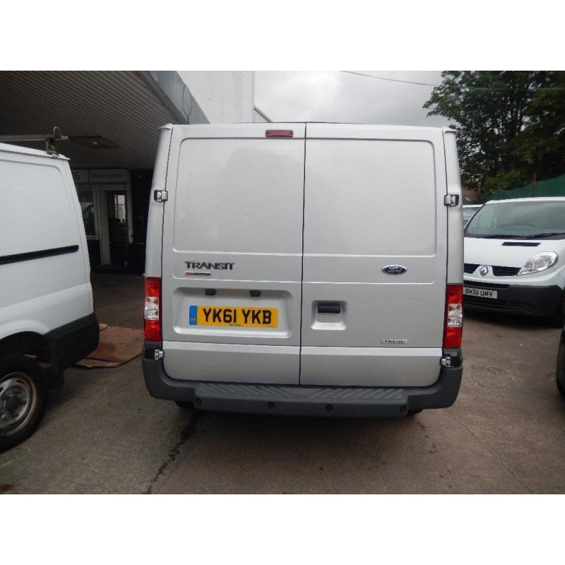 FORD TRANSIT TREND 115 T350 MWB LOW ROOF SILVER 61 PLATE 2011 FULL SERVICE HISTORY AIR CON SAT NAV