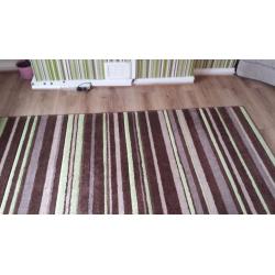 Bargain Green and brawn large rug for sell