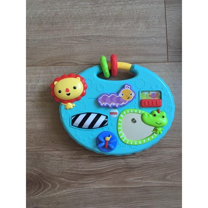 Fisher price play panel and early learning centre jungle roll around