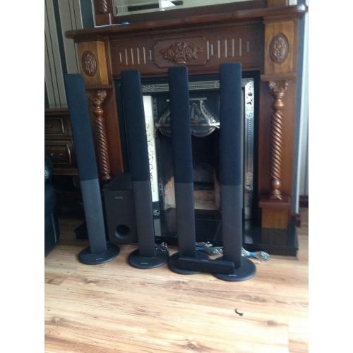 Samsung Surround sound speakers.