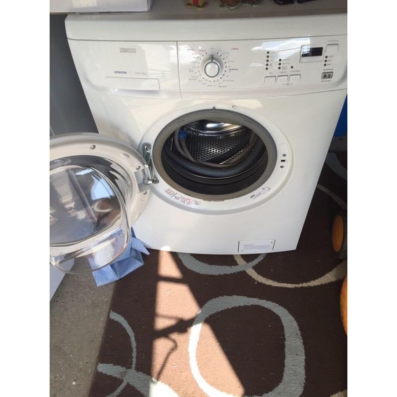Zanussi 6kg 1200 washer dryer washing machine and dryer