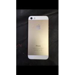 iPhone 5s white and gold