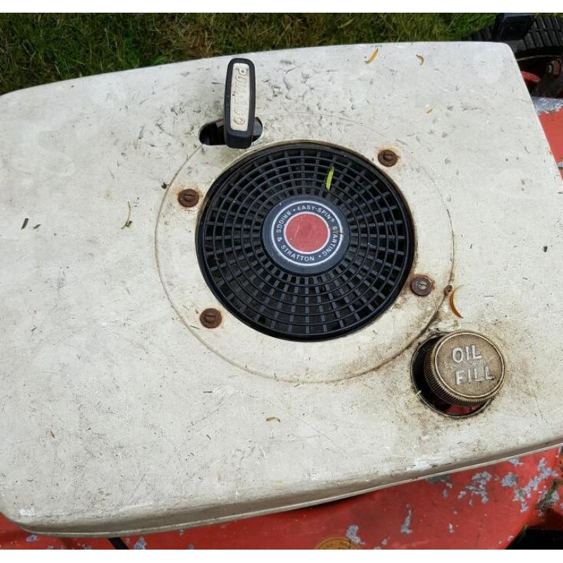 Petrol engine lawnmower