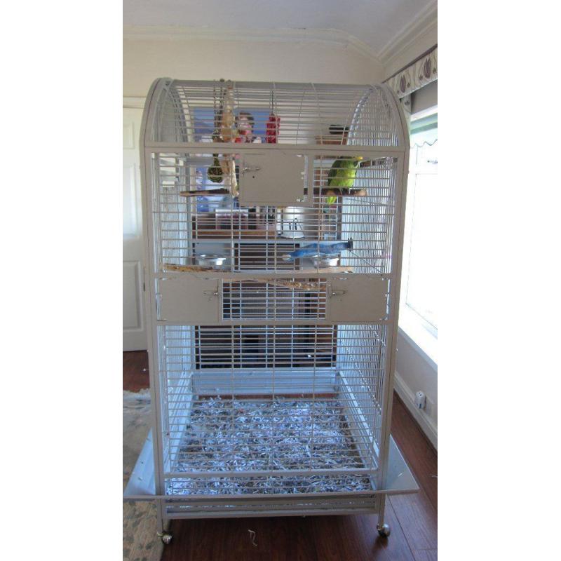 large parrot cage. 91cm x100cm x 190cm