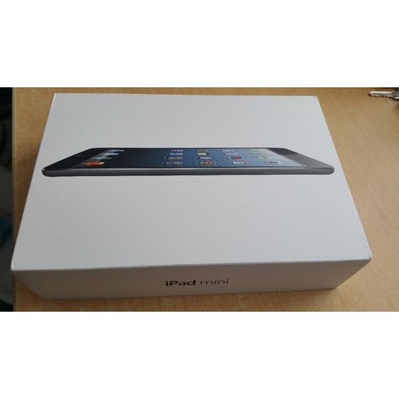 NEW Boxed Apple iPad Mini 16GB 1st Generation Black & Slate Wifi Bluetooth All Contents Included New