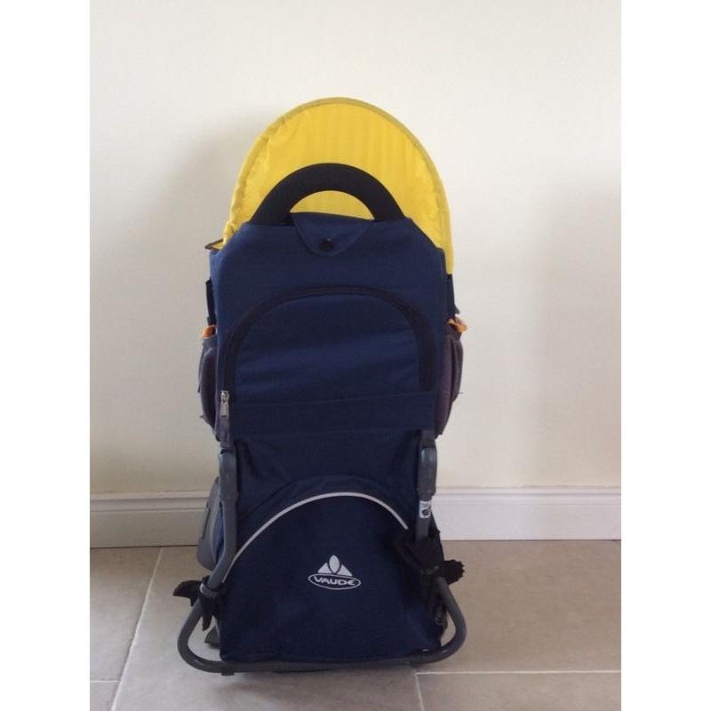 Vaude Jolly Comfort Baby Child Carrier Rucksack + Sun Canopy