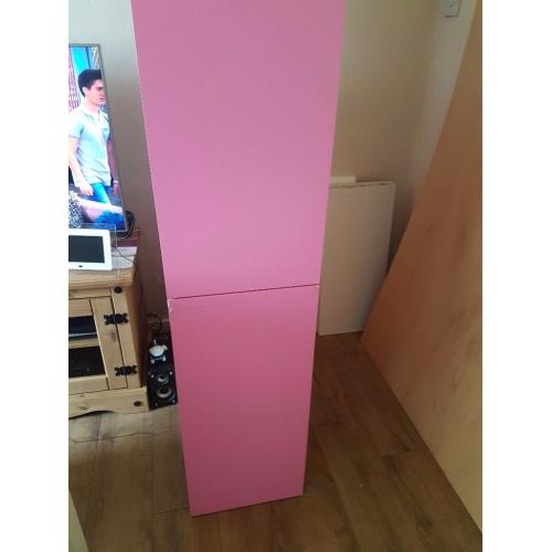 pink chest of drawers x2 please read ad