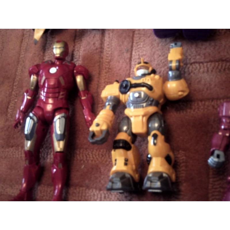 Collectable figures x 11..Iron Man..King Kong?..Woody..etc etc..