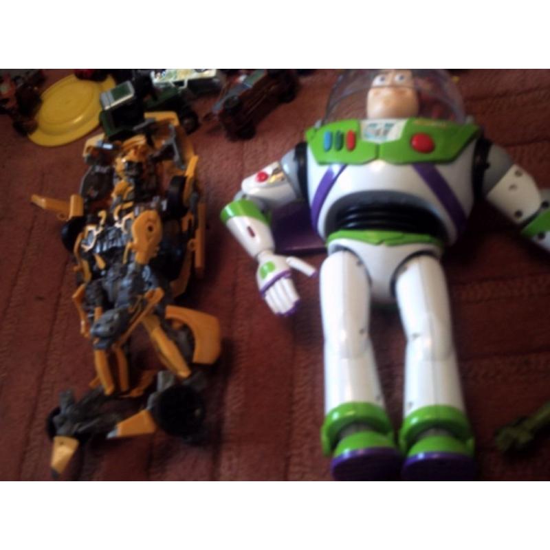 Collectable figures x 11..Iron Man..King Kong?..Woody..etc etc..