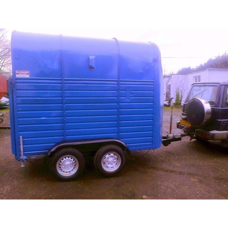 RICE LIGHT WEIGHT DOUBLE HORSEBOX