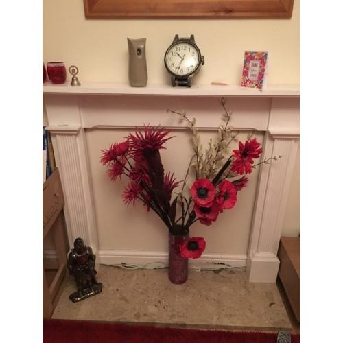 Fire surround and marble base