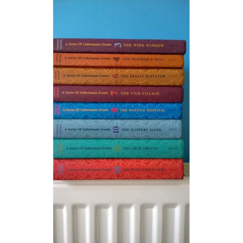 Lemony Snicket A series of unfortunate events 8 books from series