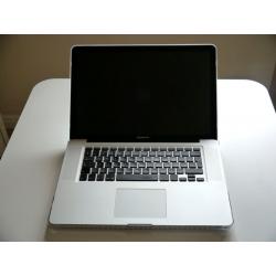 MacBook Pro with 15.4 inch screen, i7 processor, 8GB RAM
