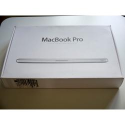 MacBook Pro with 15.4 inch screen, i7 processor, 8GB RAM