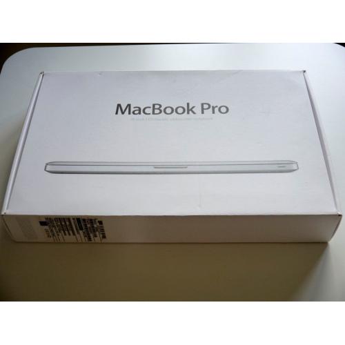MacBook Pro with 15.4 inch screen, i7 processor, 8GB RAM