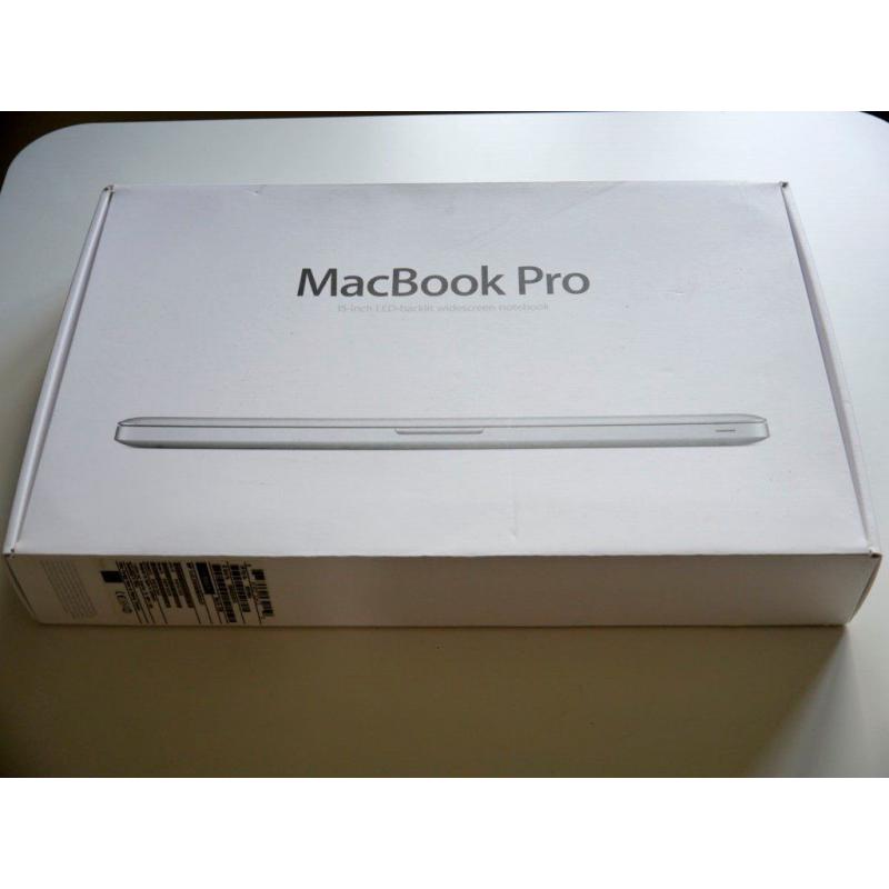 MacBook Pro with 15.4 inch screen, i7 processor, 8GB RAM