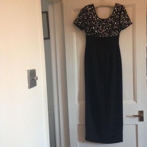 Beautiful JSTaylor size 10 evening dress with jewelled bodice.
