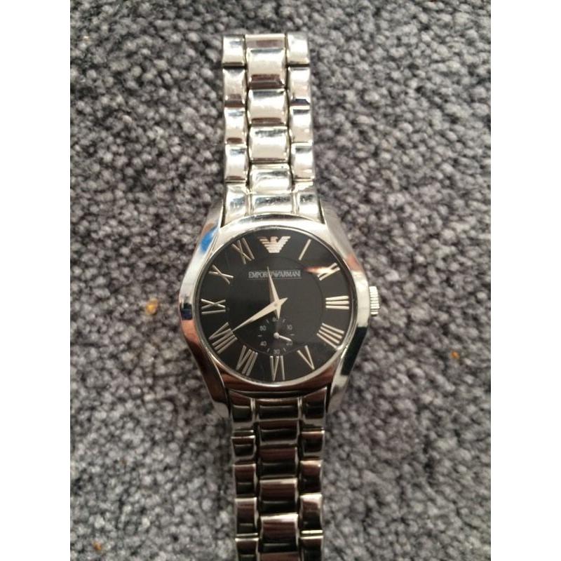emporio Armani mens stainless steel watch