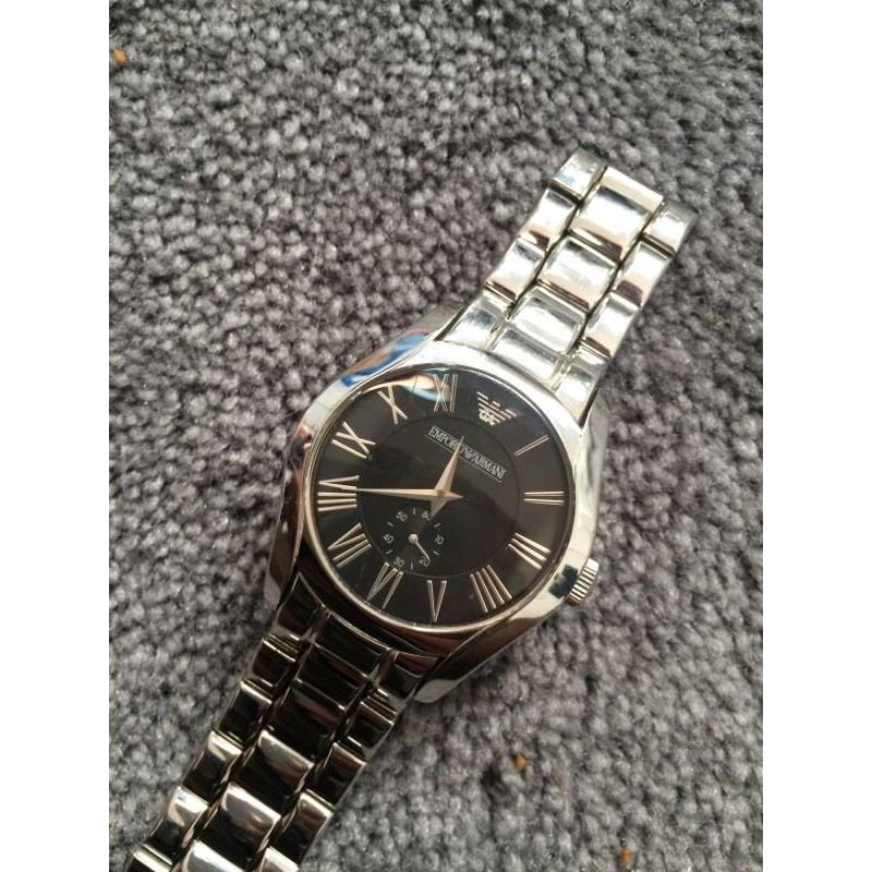 emporio Armani mens stainless steel watch
