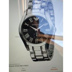 emporio Armani mens stainless steel watch