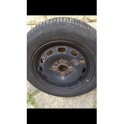 14" steel wheel with Goodyear tyre (approx. 5mm tread).